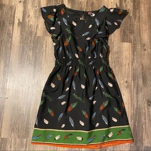 Yumi Kim Feather Print Dress